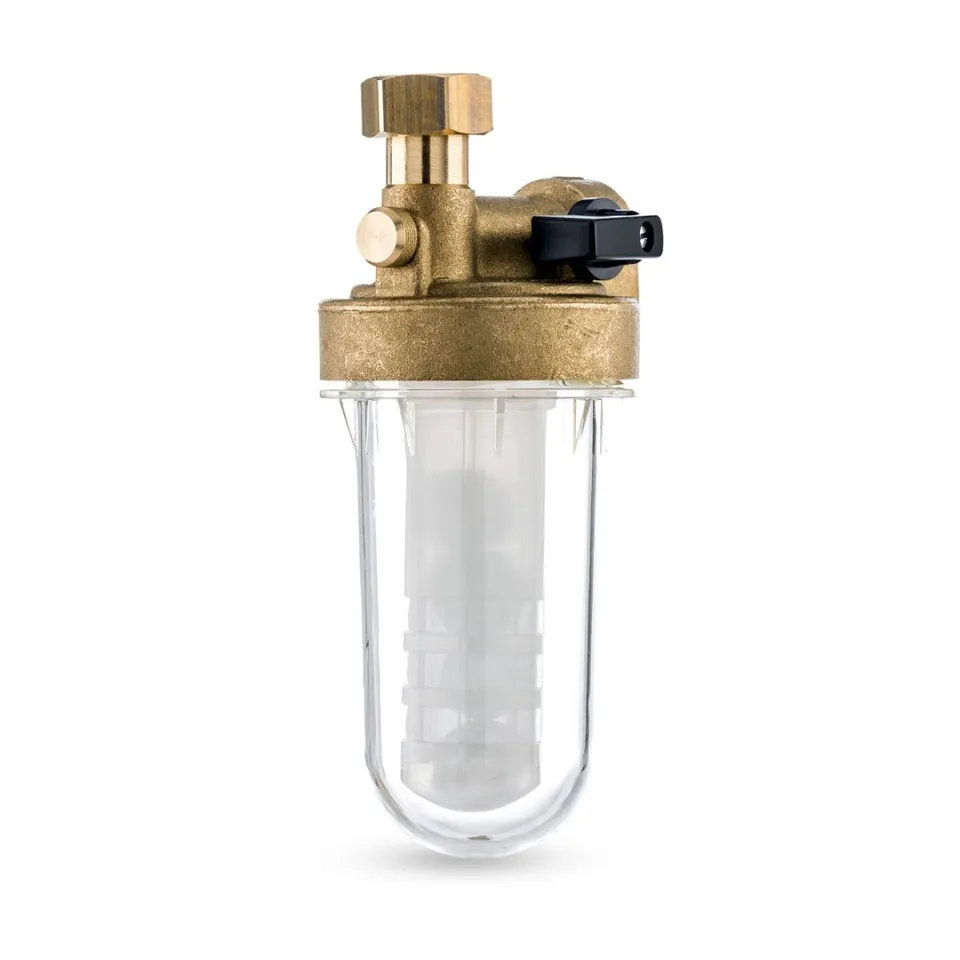 Sirio 2 anti-kalk filter compact 1/2 met afsluitventiel