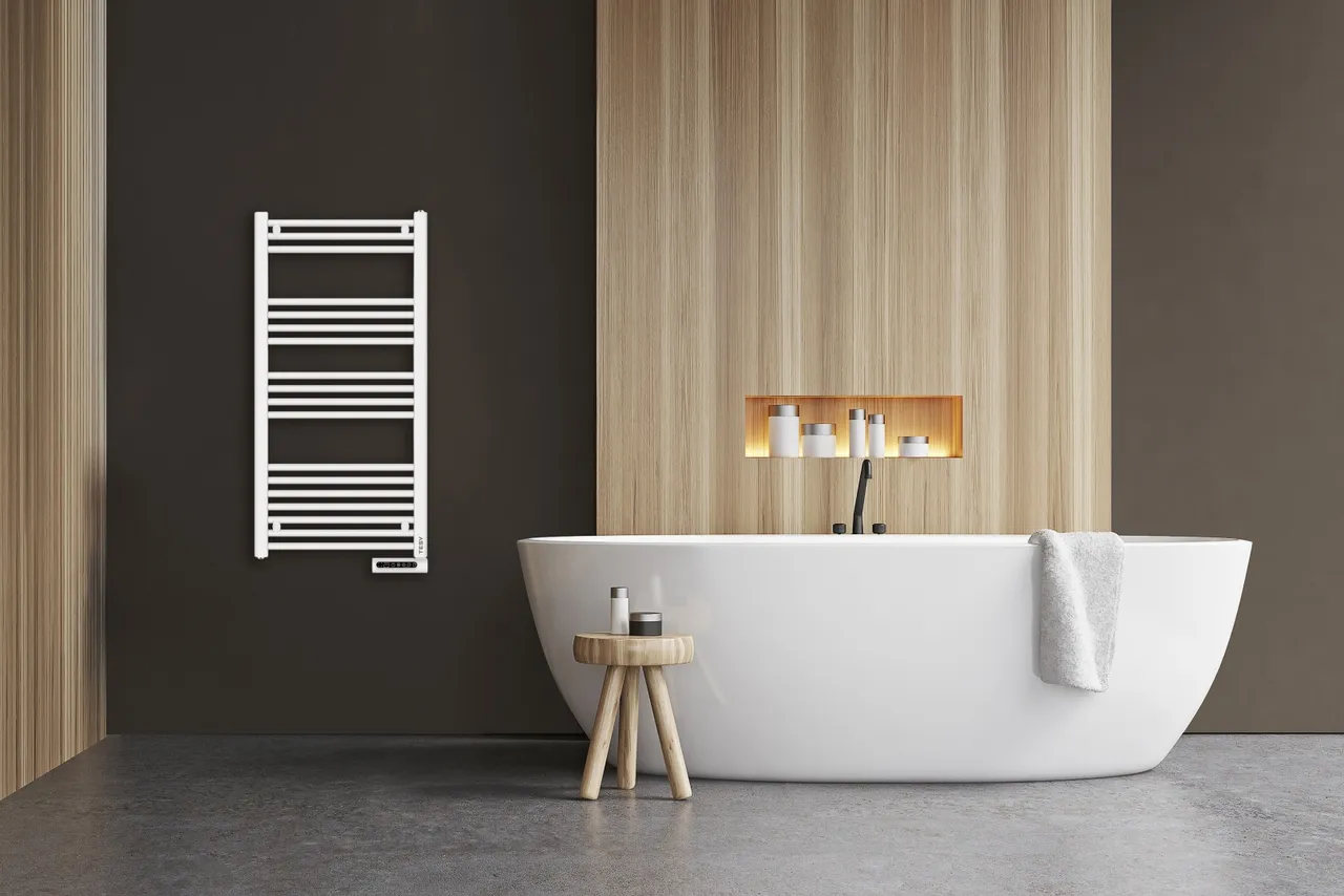 Tesy elektrische design radiator voor badkamer 750W