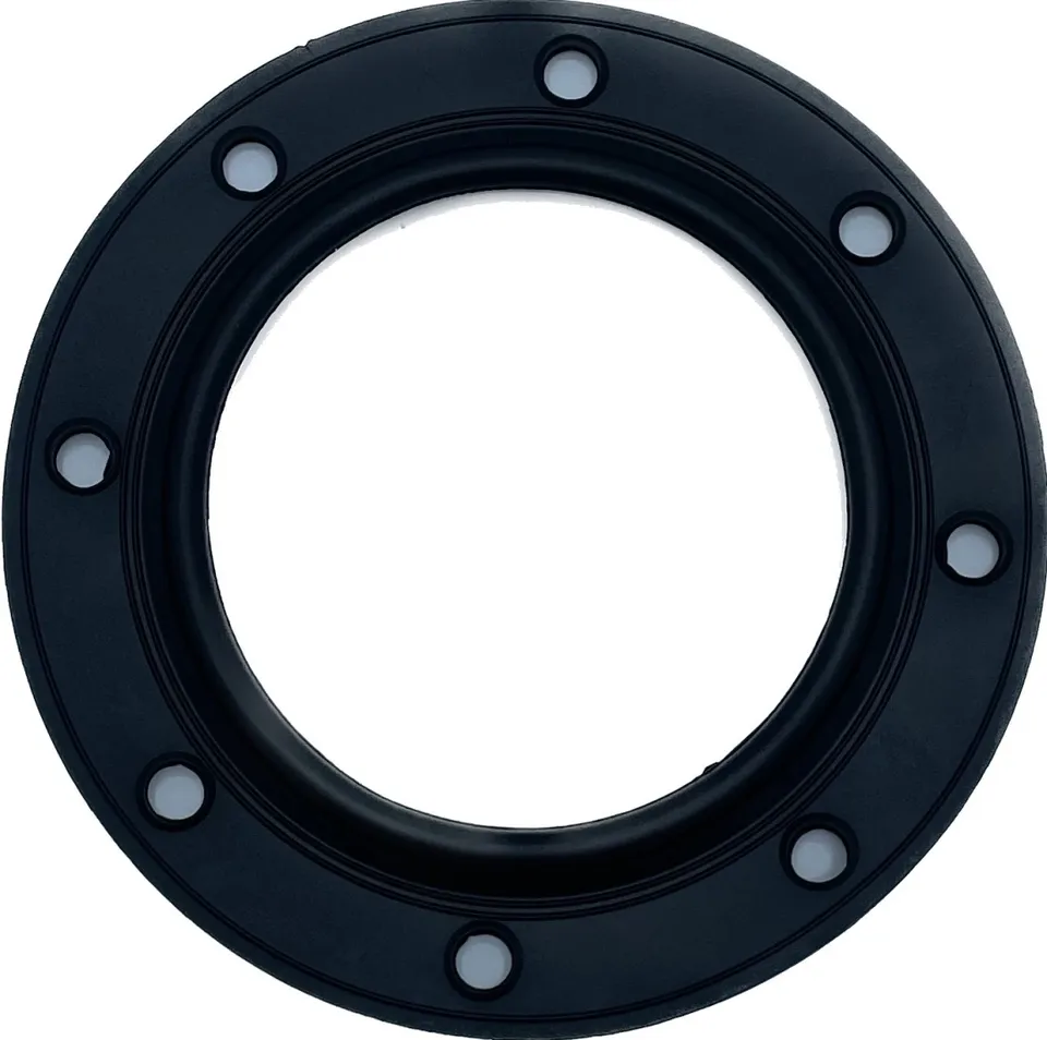 Flens 8 gaats met 1 1/2 duims fitting en rubber pakking