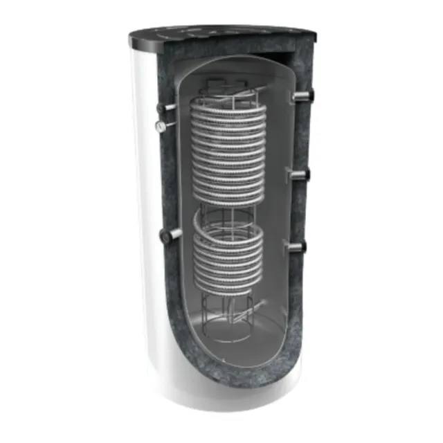 Tesy hygiëne buffervat staal 500 liter met 1 warmtewisselaar