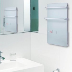 Badkamer paneel convector gehard glas